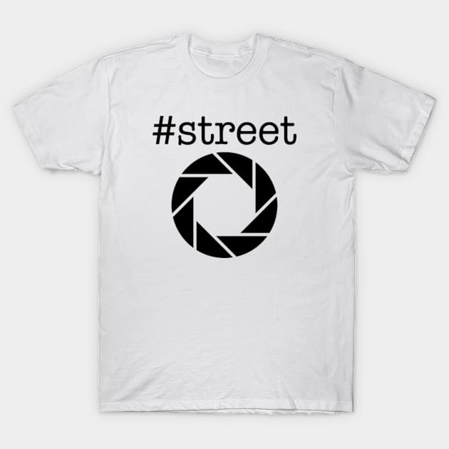 #street photography (black) T-Shirt by PhotoPunk